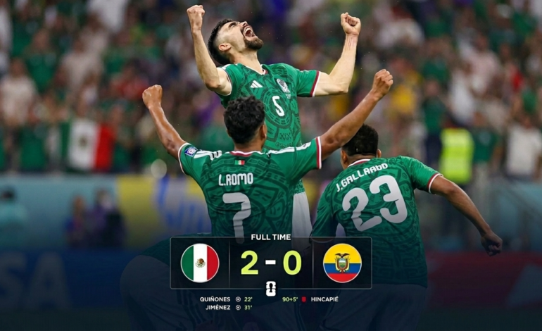 Mexico Beat Ecuador 2-0